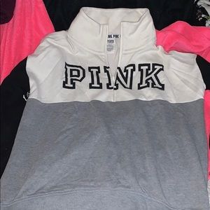 PINK half zip up